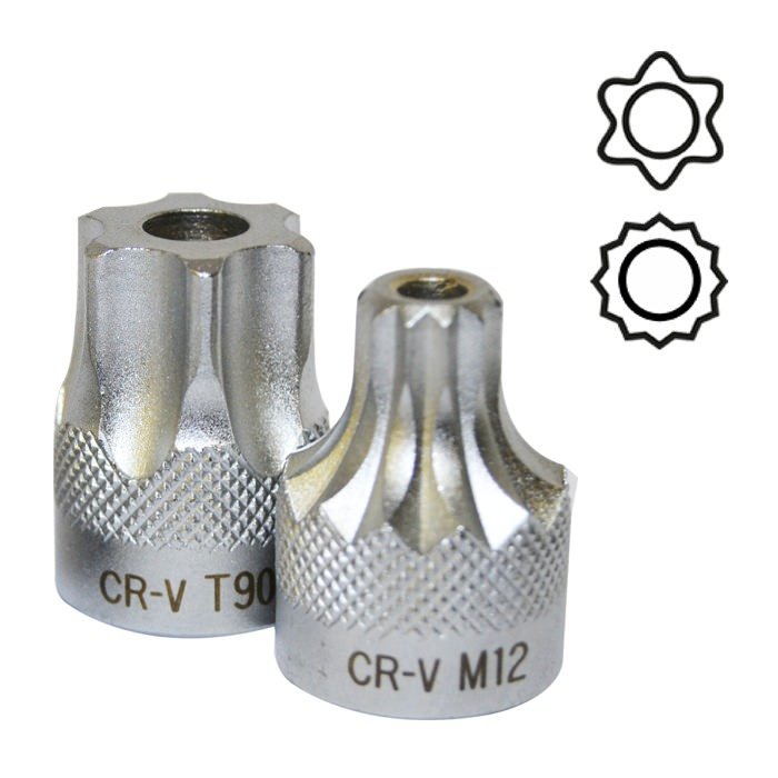 CHAVE TORX 1/2" INVIOLABLE T90