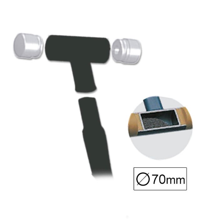 PONTA RECAMBIO MARTELO NYLON Ø70MM