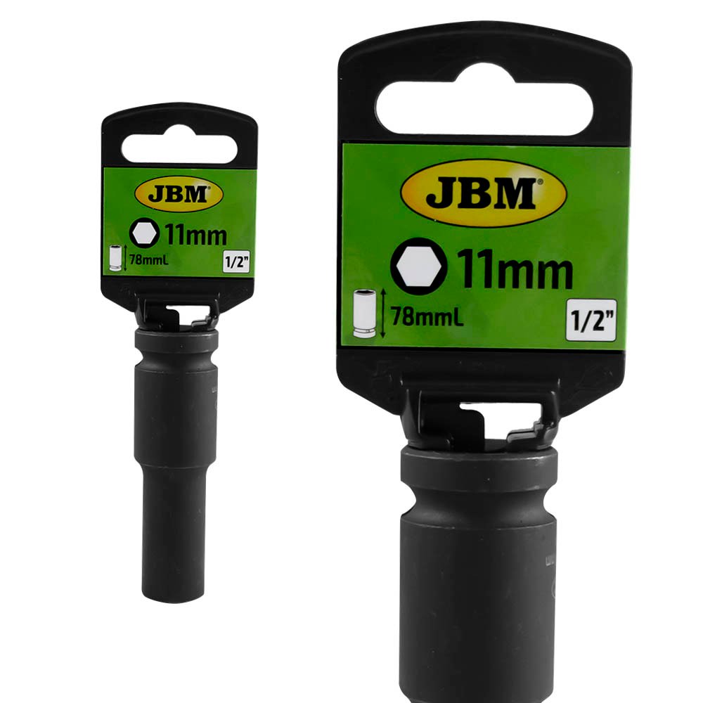 CHAVE DE IMPACTO LONGO HEX. 1/2" 11MM