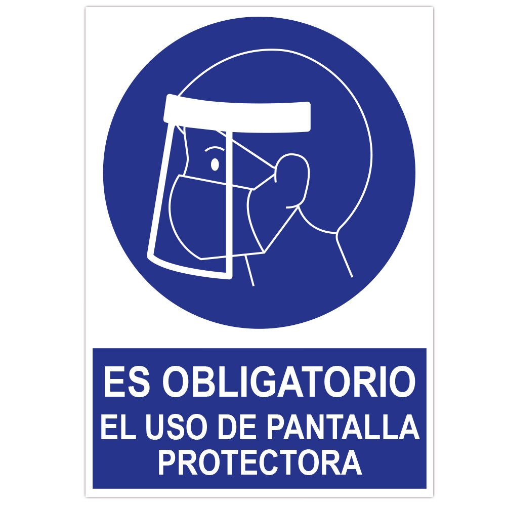 POSTER DE FORMATO A3 "SEMPRE USE UMA TELA DE PROTEÇÃO"