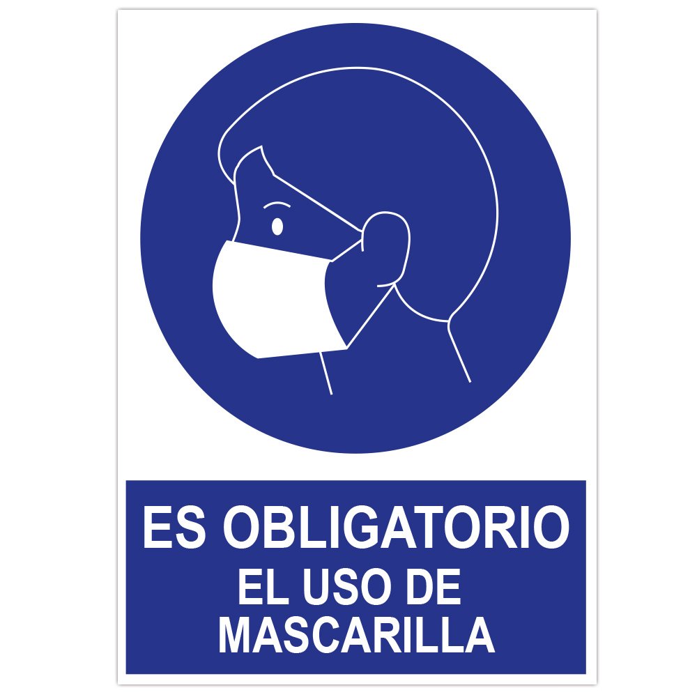 PÔSTER DE FORMATO A3 "SEMPRE USE UMA MÁSCARA"