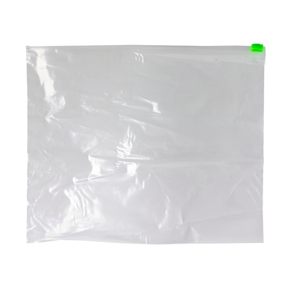 SACO DE PVC COM ZÍPER/ FECHO 25X30CM
