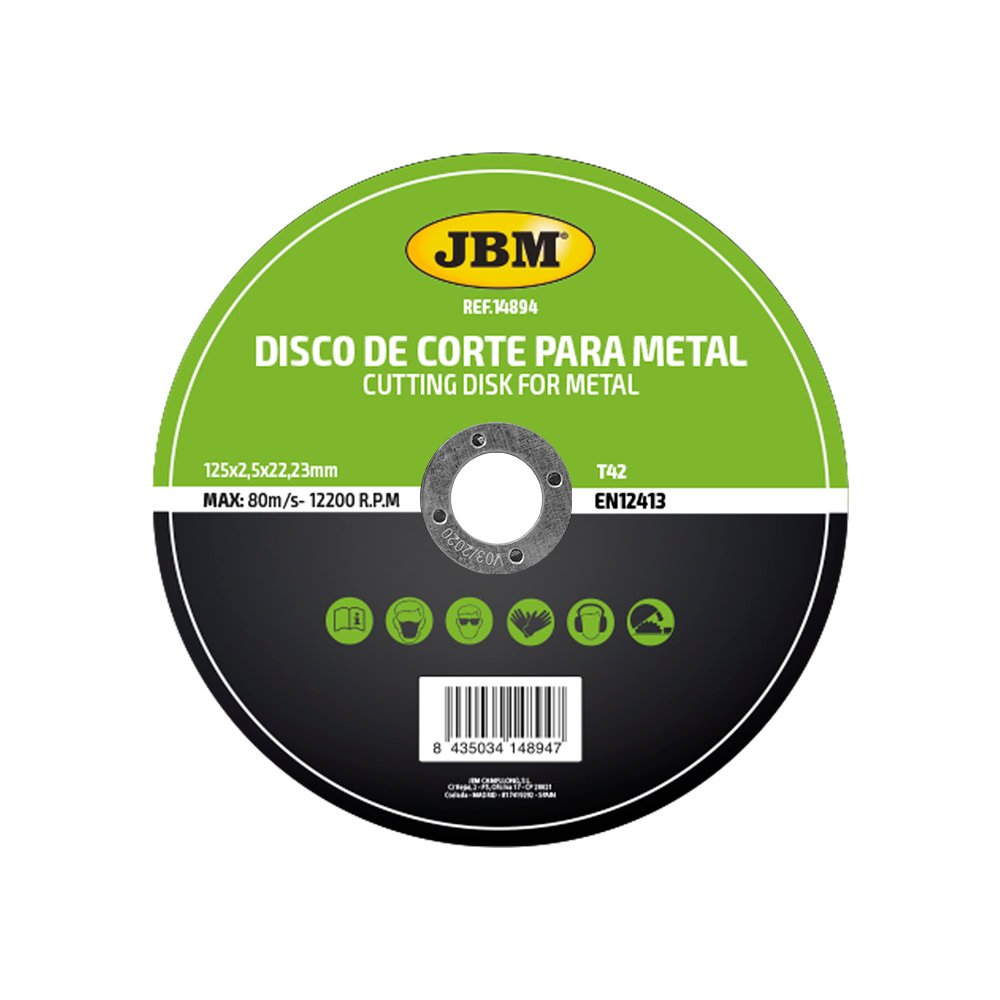 T42 DISCO DE CORTE, 125 X 2.5 MM