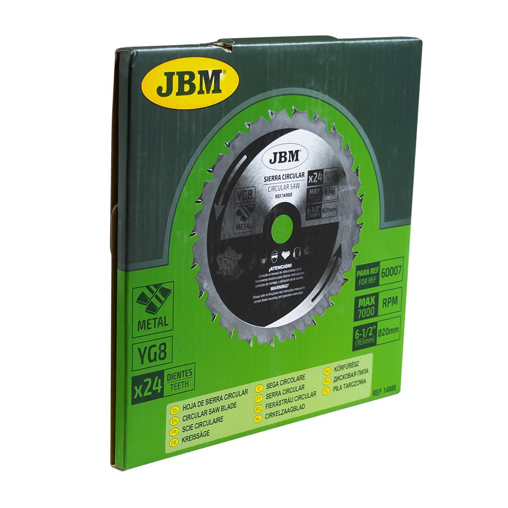 SERRA CIRCULAR, 24 DENTES, 165 MM, PARA METAL. PARA REF. 60007 - Image 2
